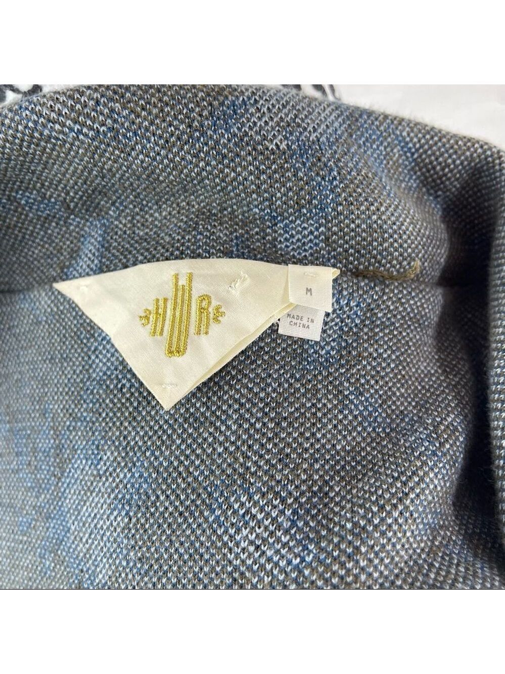 Anthropologie HWR Monogram Rose Jacquard Jacket - Picture 8 of 9